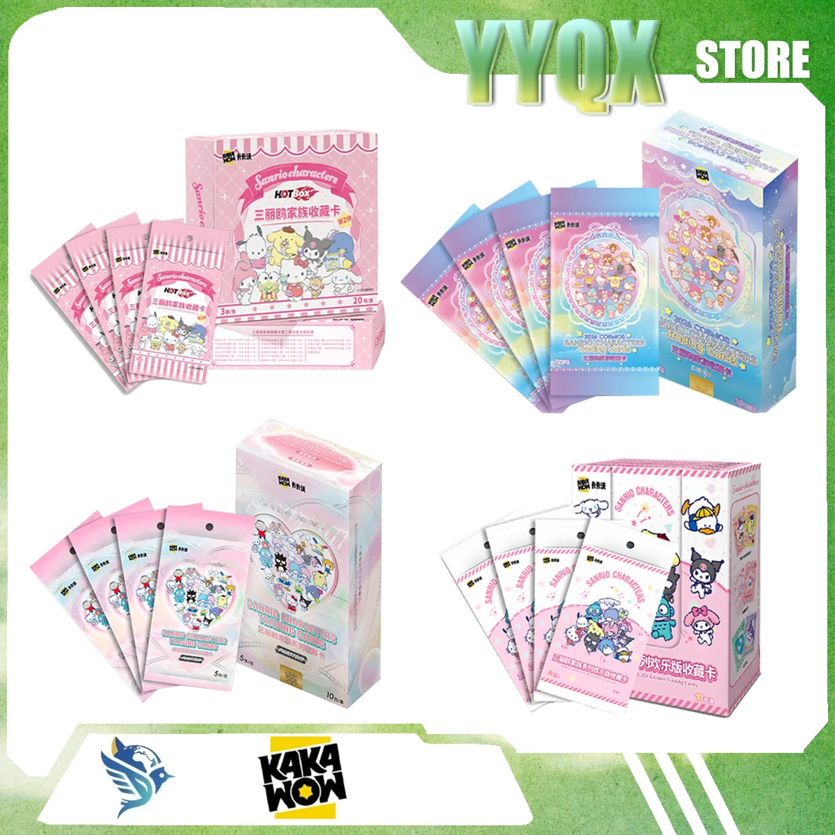 KAKAWOW 2026 Neue Sanrio-Kollektion ‌   Hello Kitty ‌   My Melody Kuromi ‌   Cinnamoroll ‌   Pochacco ‌ Sammelkarten-Peripherie: Niedliche Cartoon-Animation