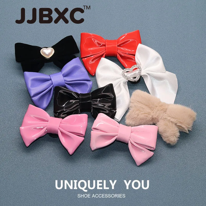 

JJBXC CHARM обувь с пряжкой, аксессуары для обуви, трехмерный бант, модная обувь «сделай сам», аксессуары, подходящие для кроссовок