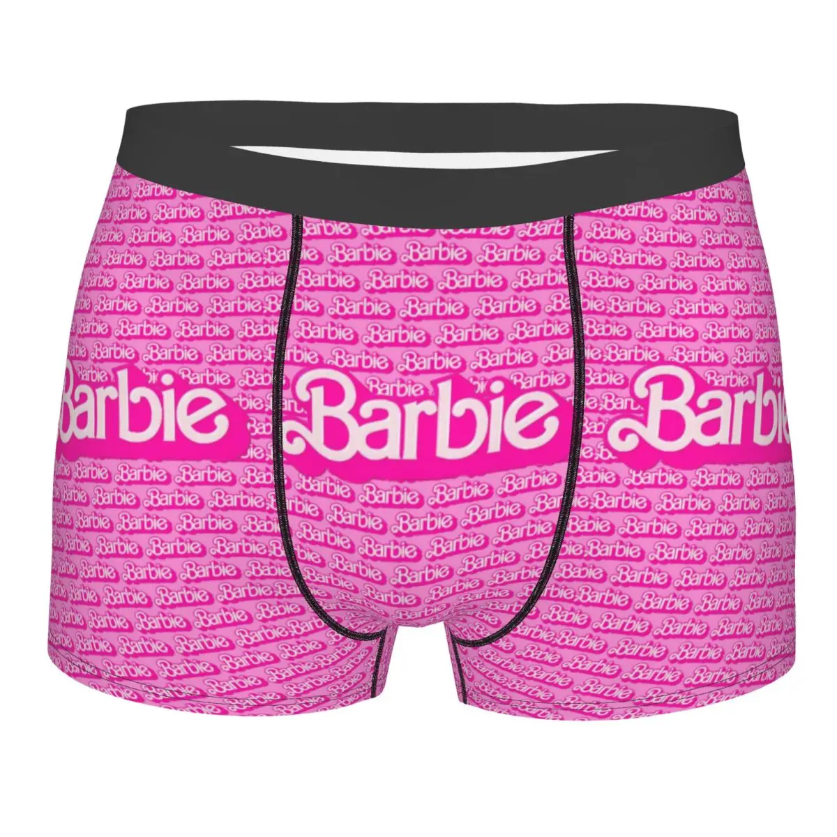 Custom Male Cool Barbie Pattern Underwear Boxer Briefs Soft Shorts Panties Underpants