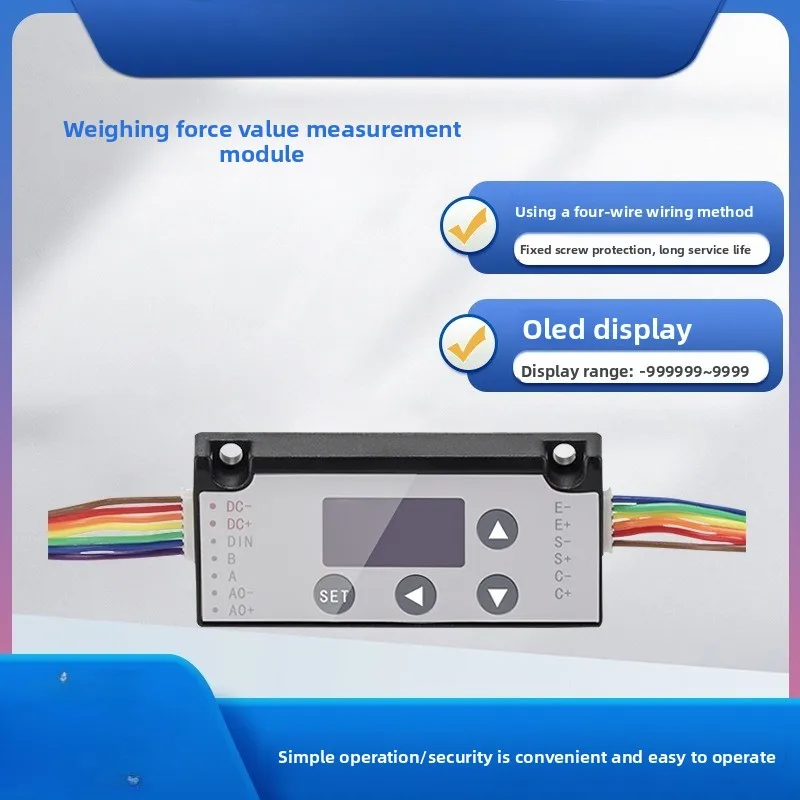 

WCL-106 Single Input Force Value Display Module Load Sensor Pressure Sensor Display Module