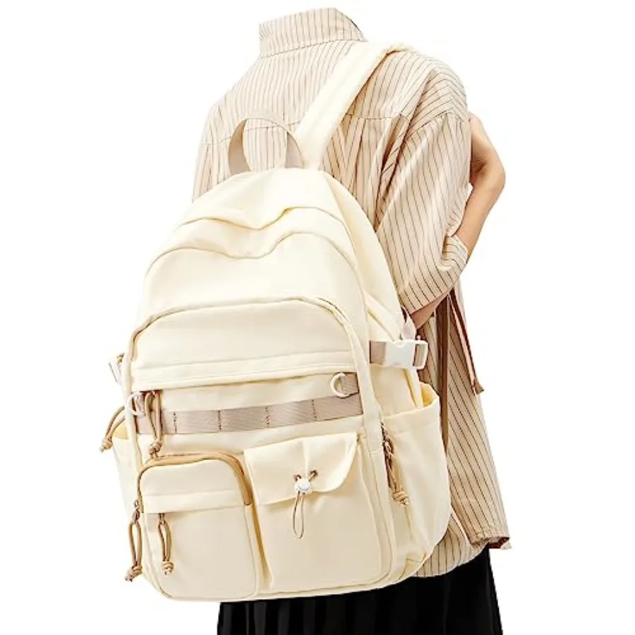 

Cute Backpack For School Teens Girls, Aesthetic Bookbag, Waterproof College Backpack For Women, Middle School Bag Casual Daypac
