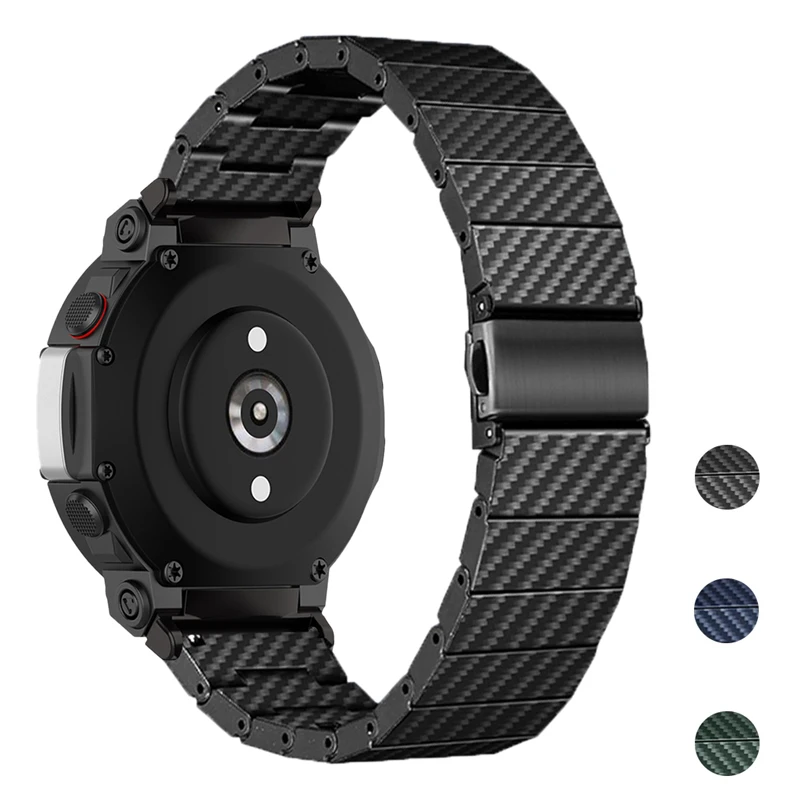 

Легкий ремешок из углеродного волокна для Amazfit T-Rex/T-Rex Pro 2Ultra, браслет со складной пряжкой для Huami T-rex 3/2, умные аксессуары 2025