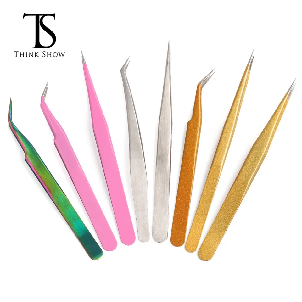 

Eyelash Tweezers & 6 Holes Tweezers Holder Acrylic Convenient Durable Tweezers Stand for Eyelash Extension Makeup Tools Lash