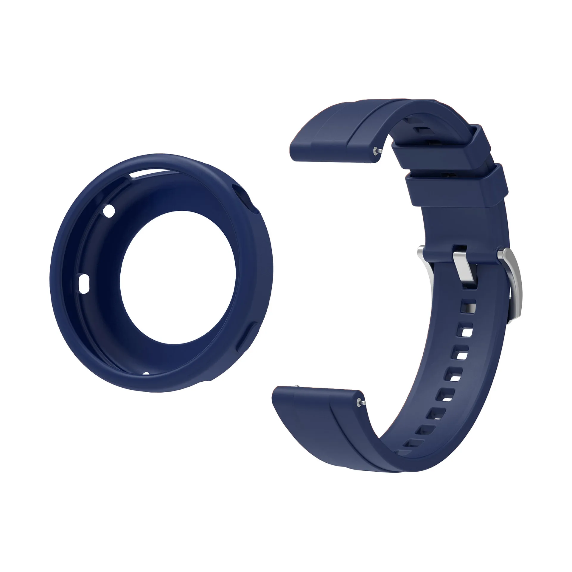 2in1 مجموعة حزام ساعة سيليكون وحافظة دعوى لهواوي GT4/5 42 مللي متر حافظة واقية من السيليكون مجموعة عالمية