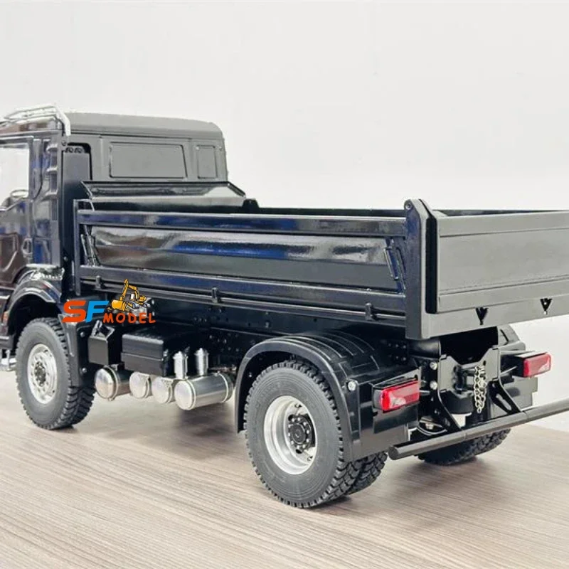 1/14 4 × 4 MAN-TGS RC Trucks autocarro con cassone ribaltabile telecomandato RTR con sistema di illuminazione e suono per giocattoli per auto telecomandati per ragazzi