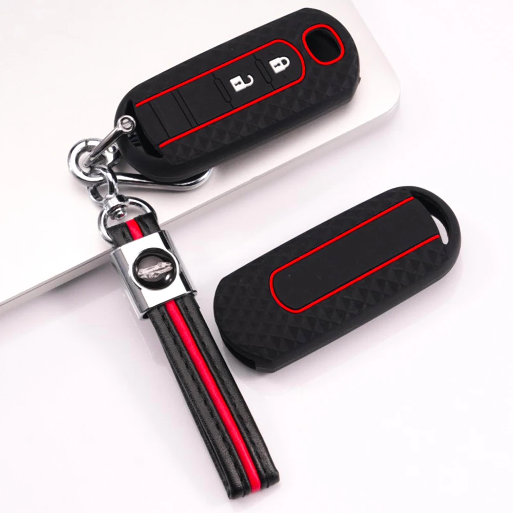 Soft Key Holder Keychain For Mazda 2 3 6 Axela Atenza CX5 CX 3 CX7 CX8 CX9 CX30 CX50 MX5 Miata 3 BM 3 BN 6 GJ CX5 KE Exact Fit