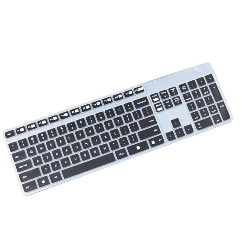 Keyboard komputer desktop menutupi kulit untuk K235 K375 MK235 MK315 Keyboards, Keyboard Tahan Air Antiden Kulit Pelindung Kulit