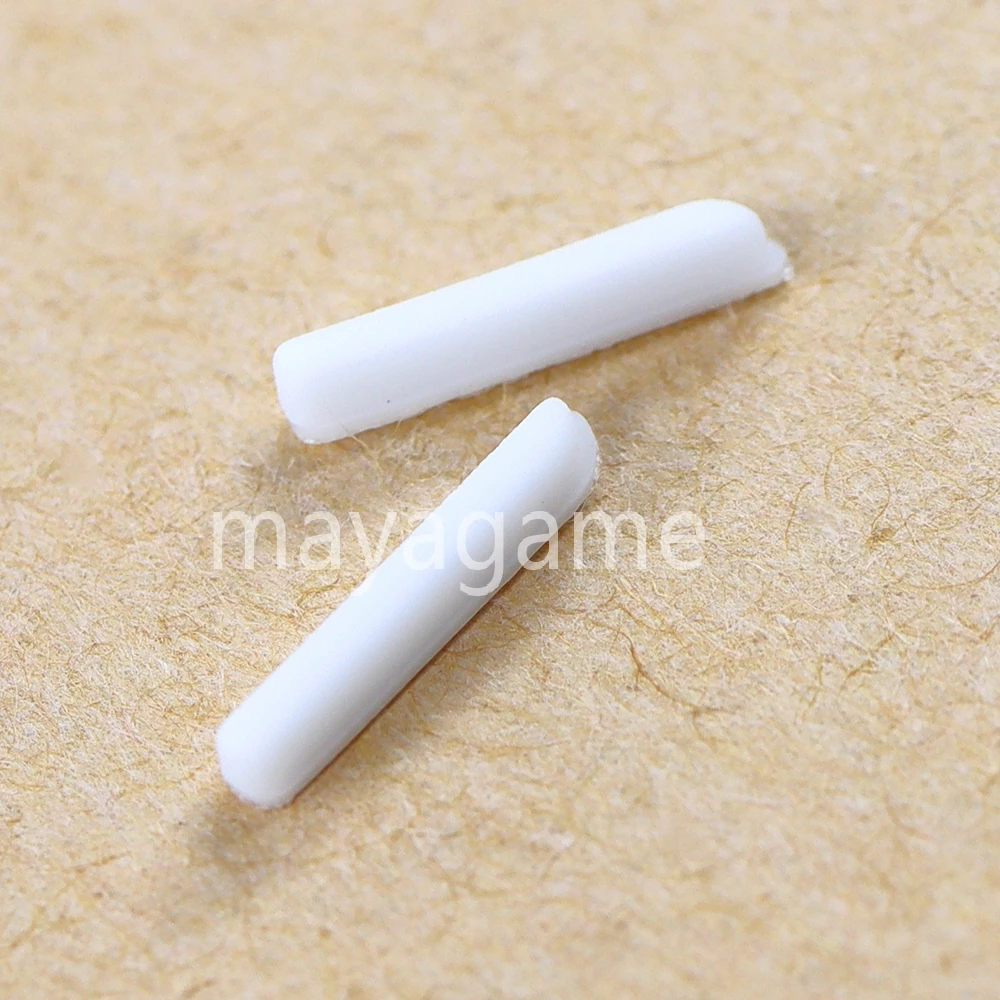 1pair Lower LCD Screen Rubber Pads Feet Back Cover For 3DS Console Replacement Repair Parts Accessories