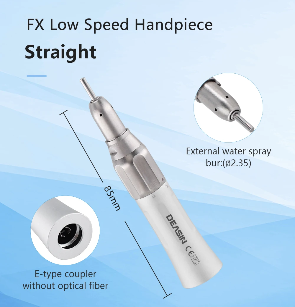 Zahnärztliche Handstück-Sets für Studenten: Dental 2 MAX LED Hochgeschwindigkeits- und FX Niedriggeschwindigkeits-Handstück-Sets mit 2/4 Anschlüssen – Detail 8