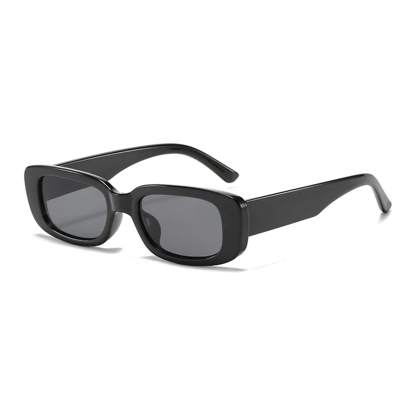 2026 Retro Rectangle Sunglasses Men Women display picture 1