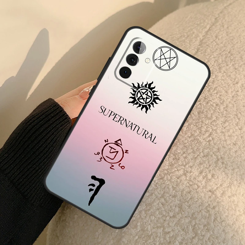 Supernatural Symbol Case For Samsung Galaxy A34 A54 A14 A15 A13 A53 A16 A26 A36 A56 A12 A22 A32 A52 A06 A35 A55 - view 3