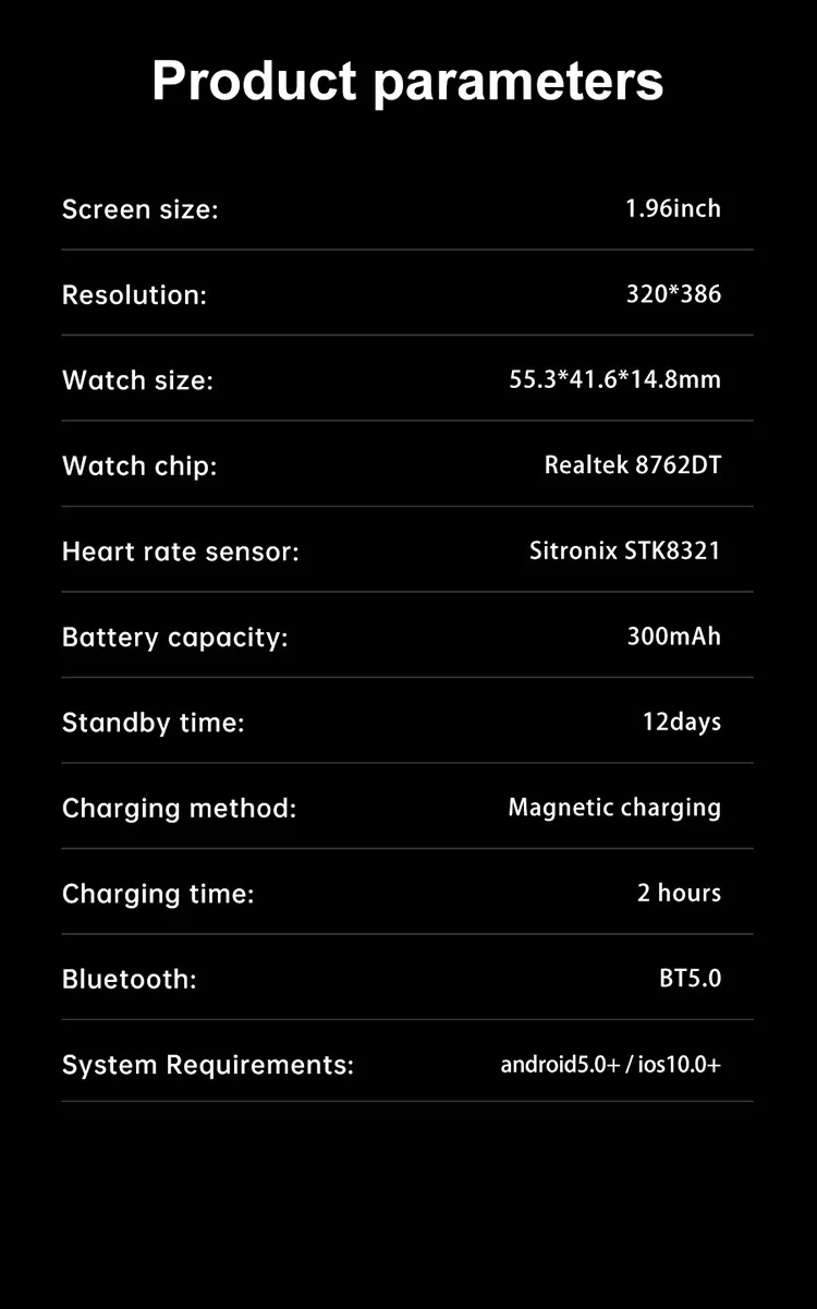 Montre Connectée Étanche avec Fréquence Cardiaque, Bluetooth, Appel, Lecture de Musique TWS, Écouteurs, Podomètre, dehors, 2 en 1, 2025