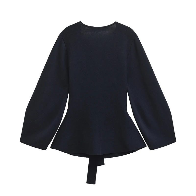 Women's Blazers Wrap Knit Casual Blazer Woman Shoulder Pads New Coats And Jackets Long Sleeve Belt Blazers For Women Coat