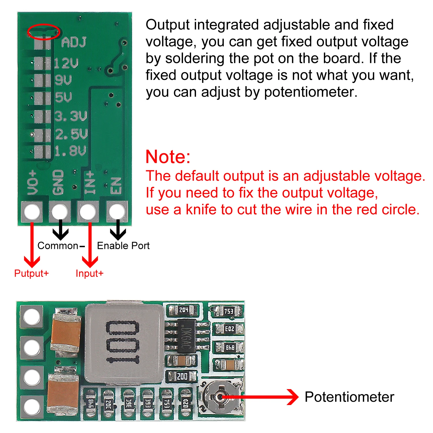 5/10PCS Mini DC-DC 12-24V To 5V 3A Step Down Power Supply Module Voltage Buck Converter Adjustable 1.8V 2.5V 3.3V 5V 9V 12V