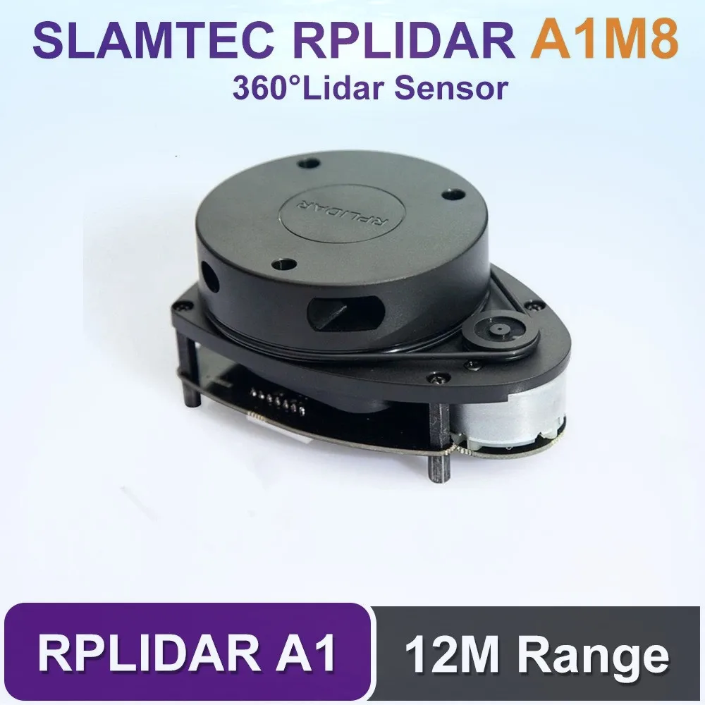 RPLIDAR A1 2D 360 Degree 12m Scanning Radius A1M8 LIDAR Sensor Scanner for Bstacle Avoidance and Navigation of Robots