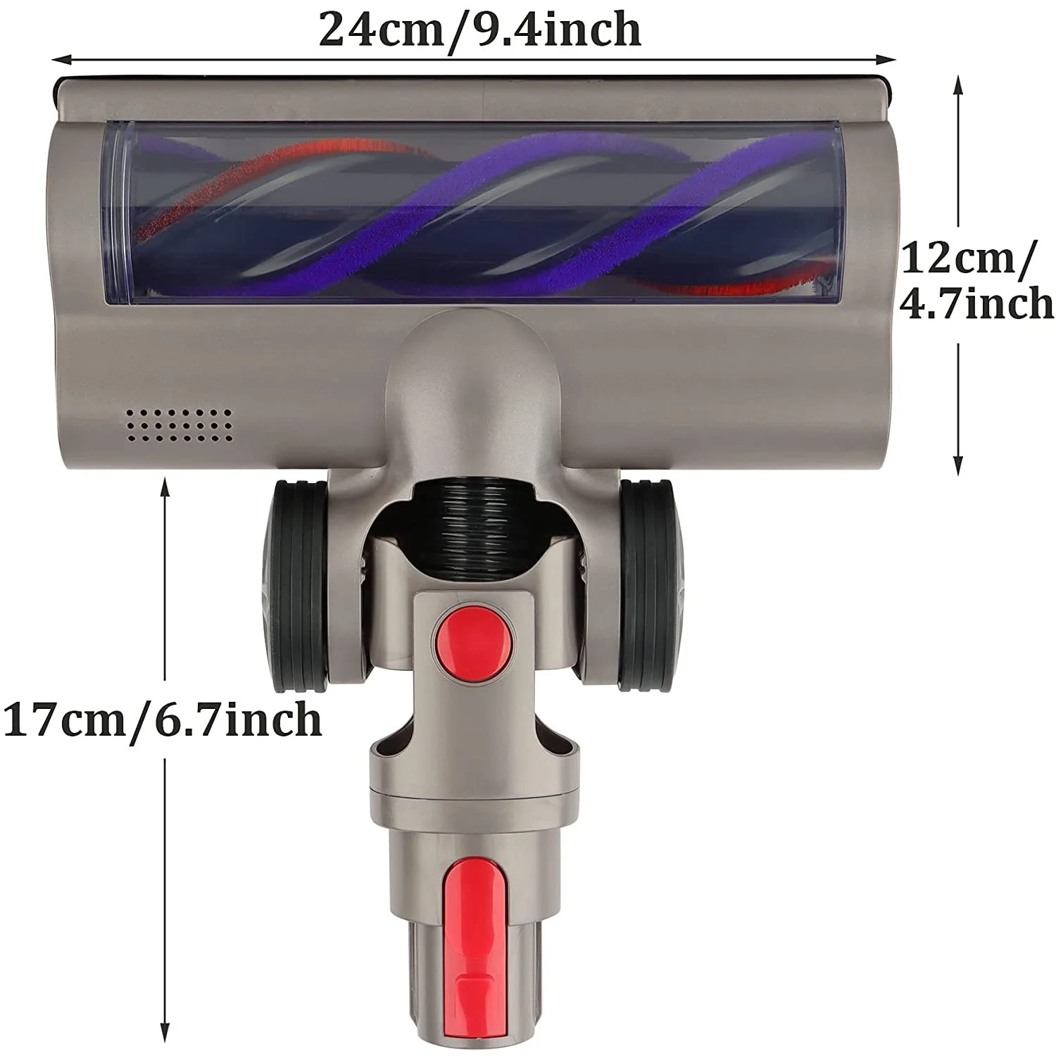 Quick Release Motorized Turbine Floor Brush Head for Dyson V15 V11 V10 V8 V7 Vacuum Cleaner Parts