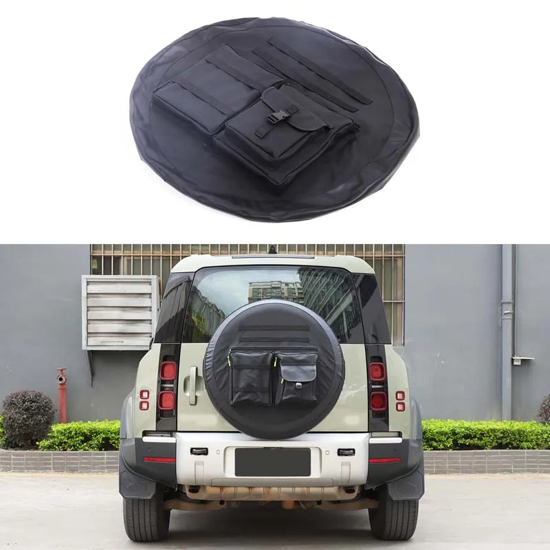 

Для Land Rover Defender 90 110 130 2020 2021 2022 2023 2024 2025 автомобильный защитный чехол для задней запасной шины автомобильные аксессуары