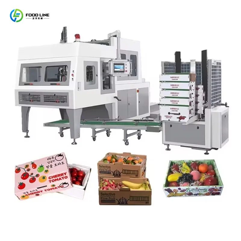 Customized Corrugated Banana Box Making Machine Heavy-Duty Fruit Carton Folding & Forming for Bulk Fruit Transport