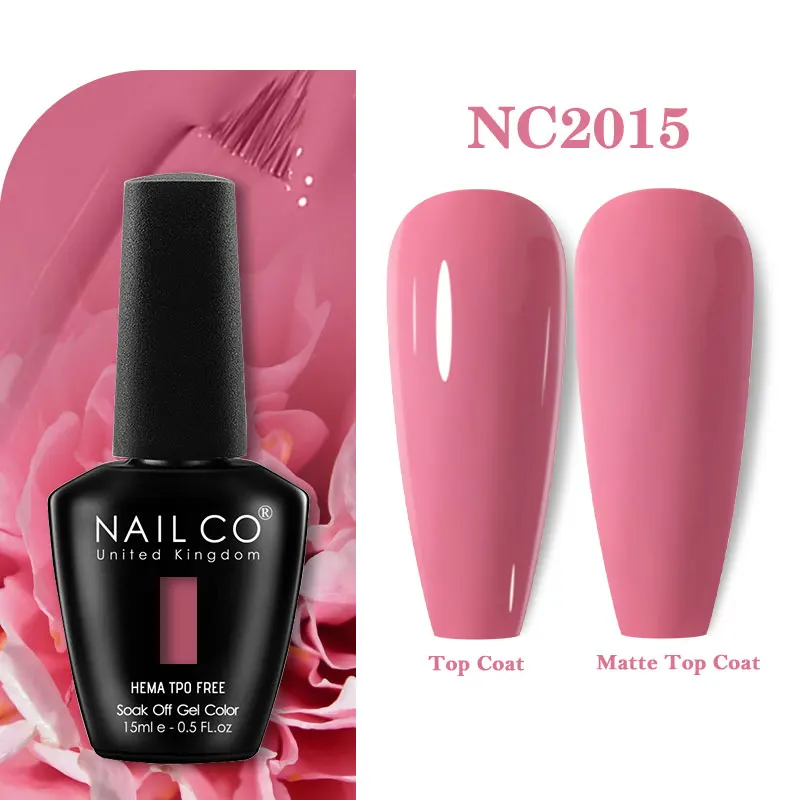 NAILCO 15ml Hema TPO-vrije Gel Nagellak Semi-permanente UV-lak Gel Nagelsalon Design TOP BASE Lak Hybride