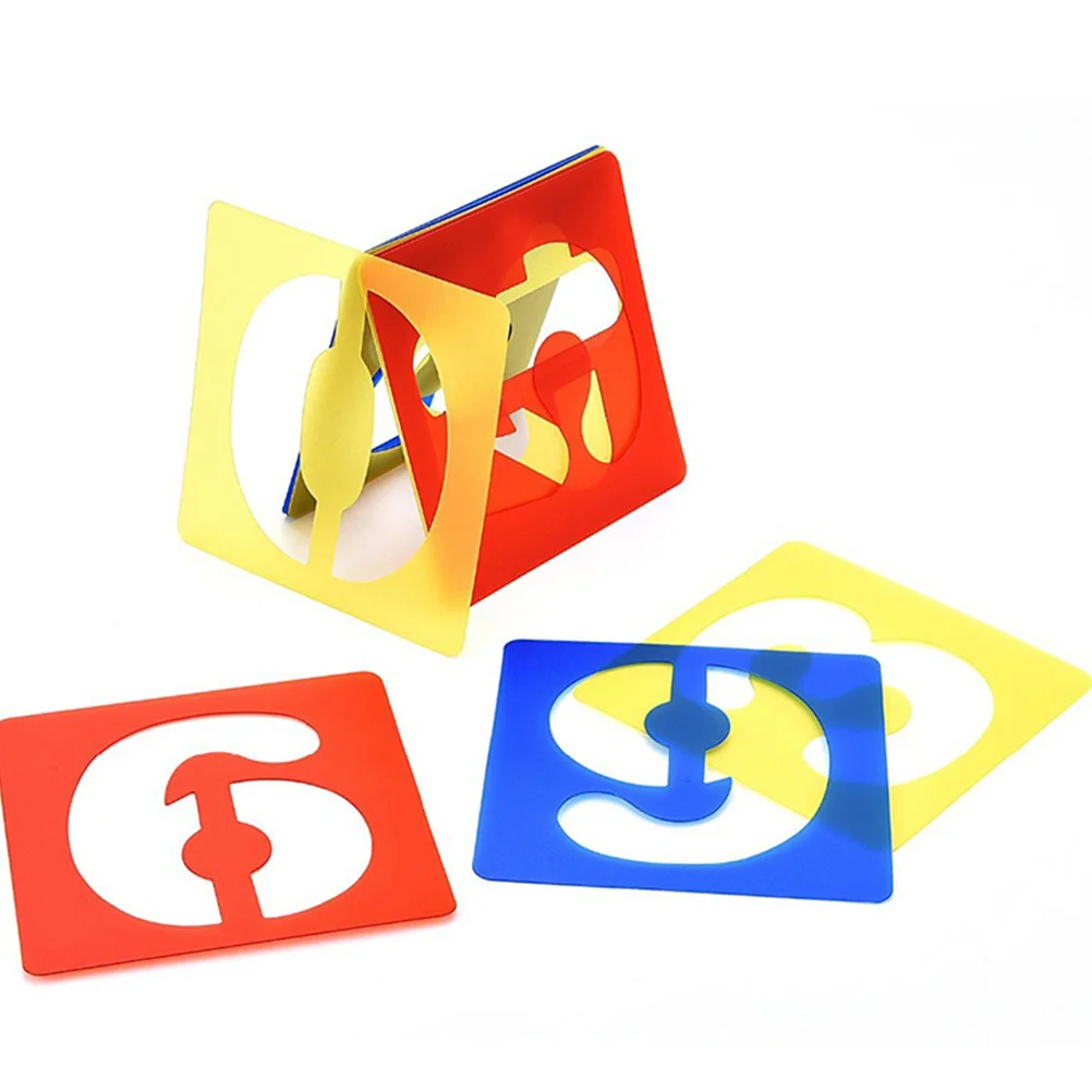 

Alphanumeric Painting Tools Hollow Letters Stencil Art Craft Templates Mold Drawing Plastic Stencils Lightweight Reusable PET
