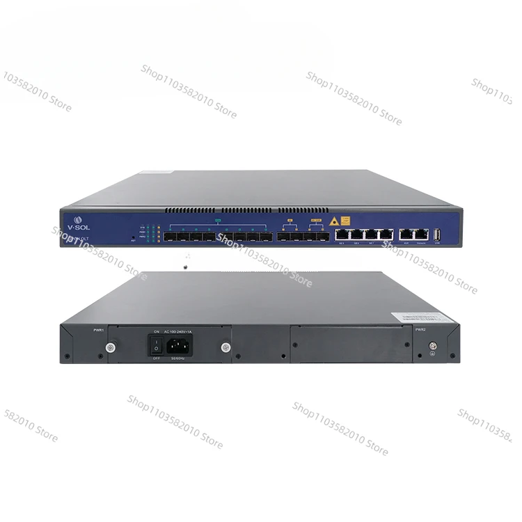 Vsol V1600D V1600D4-DP mini 4 port 8 port 16 port Epon Gpon OLT V1600G1-B Gpon with Class C++ C+++ SFP 1G 10G Fujitom Vsol OLT