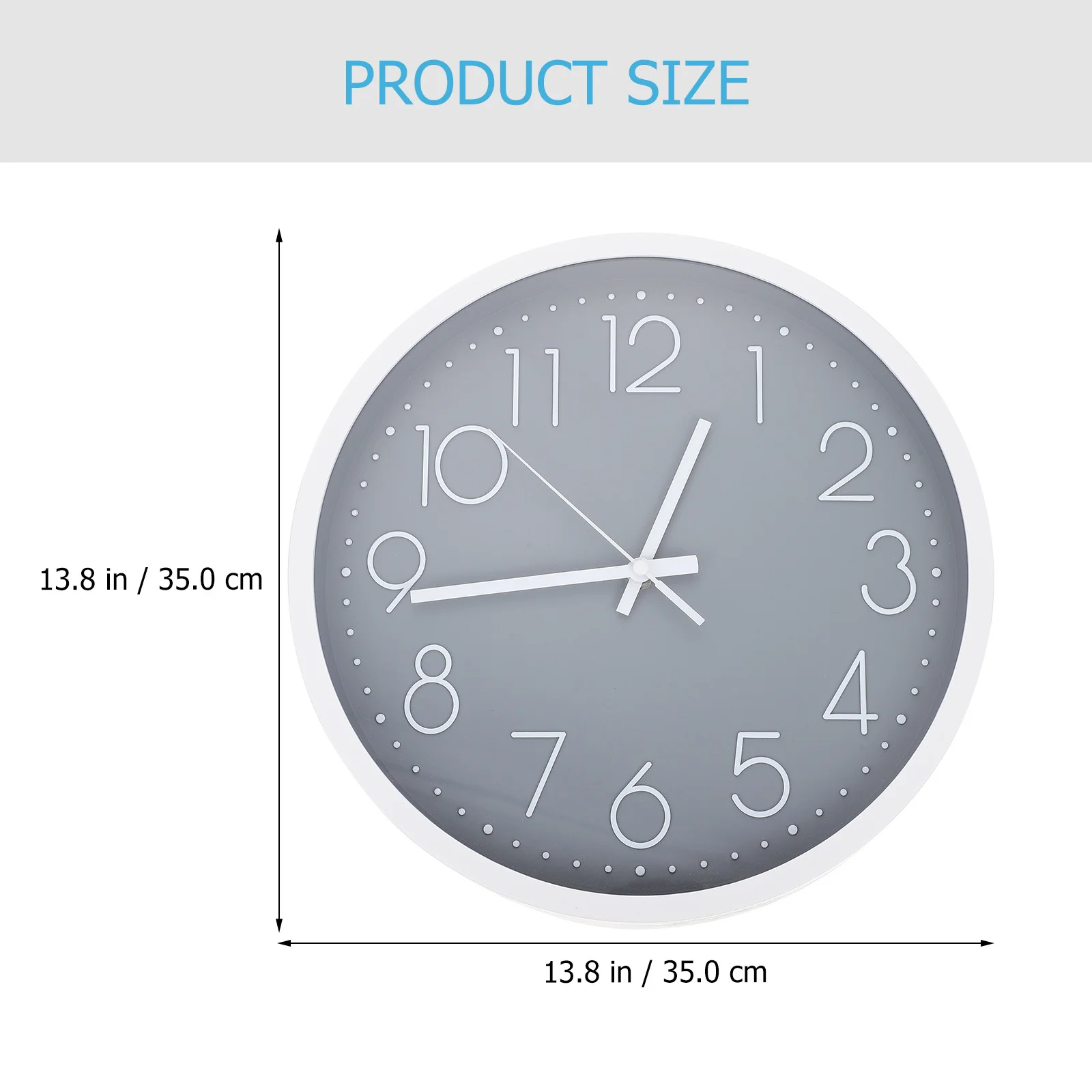 

Room Wall Clock Decorative Hanging Silent Operated Clock for Bedroom Living Room Decoration Wall Clocks