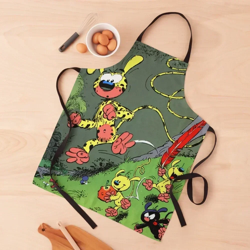

Art - Marsupilami Apron kitchen utensil cook wear kitchen and home restaurant accessories Apron
