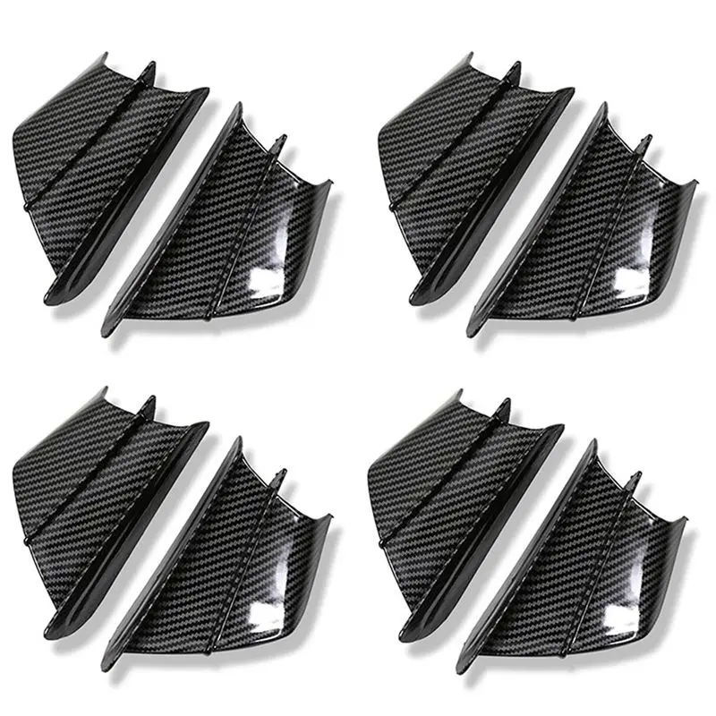 AU28-8X Fairing Side Winglet Aerodynamic Wing Deflector Spoiler For Ducati Panigale V2 V4 899 959 1198 1199 1299(A)