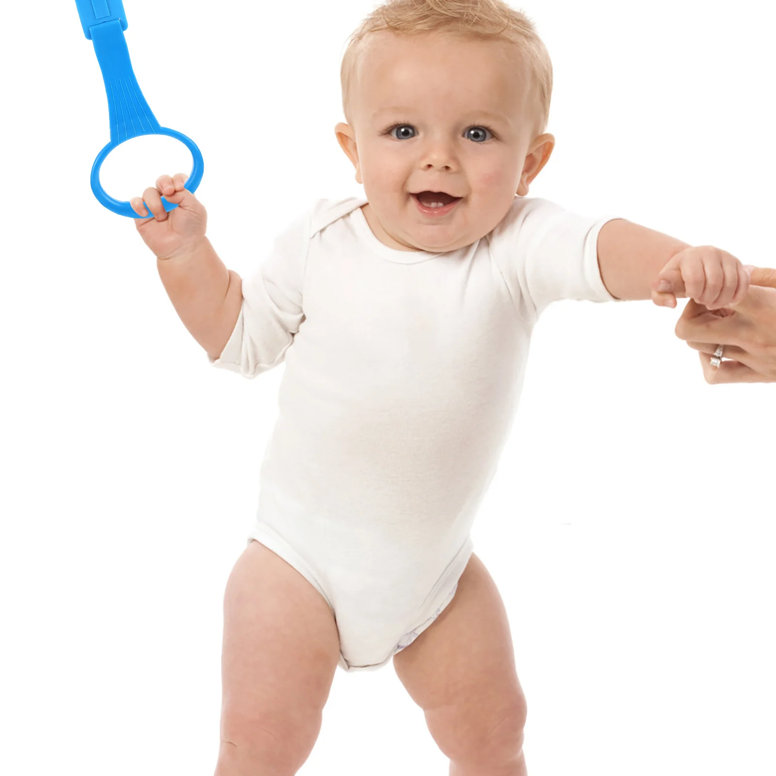 1 par de anillos de pie para bebé, anillos de tracción colgantes para cuna duraderos y seguros, accesorios para parque infantil, barra de dominadas para bebé