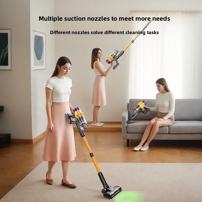 550W High Power Cordless Vacuum Cleaner Multifunctional Vertical Dust Mite Remover For Pet Hair