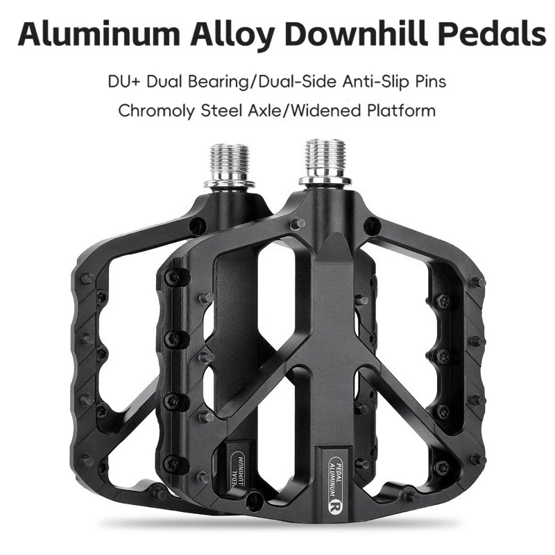 

DU герметичный вал, педаль из алюминиевого сплава, складная противоскользящая педаль для велосипеда, подходит для аксессуаров для езды на горном велосипеде