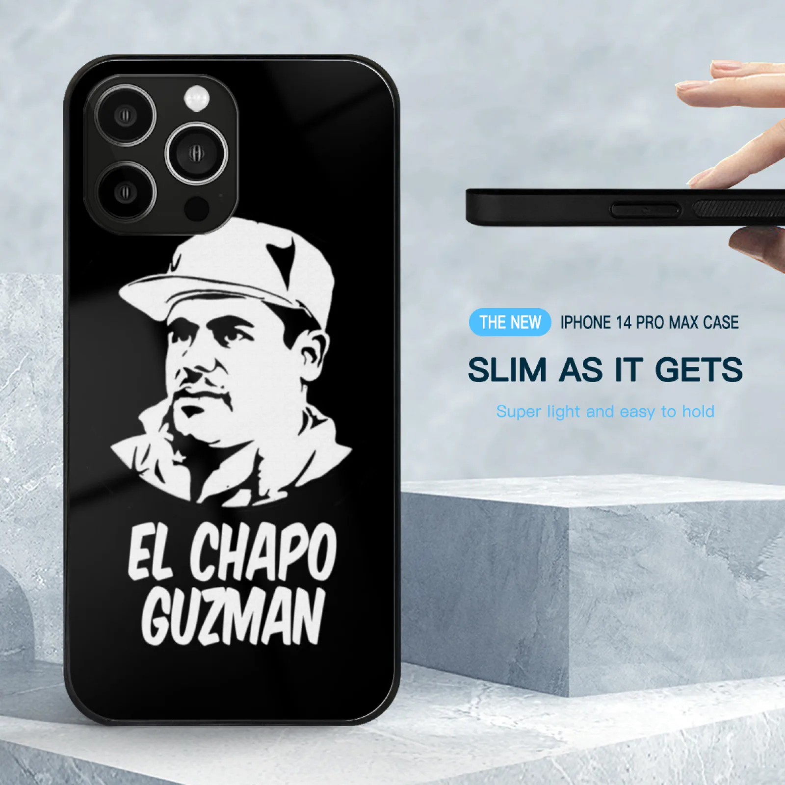 El Chapo Guzman-Mexican Tempered Glass Case On For Iphone 15 14 13 12 11 X 8 7 Soft Silicone Cover El Chapo El Chapo Guzman