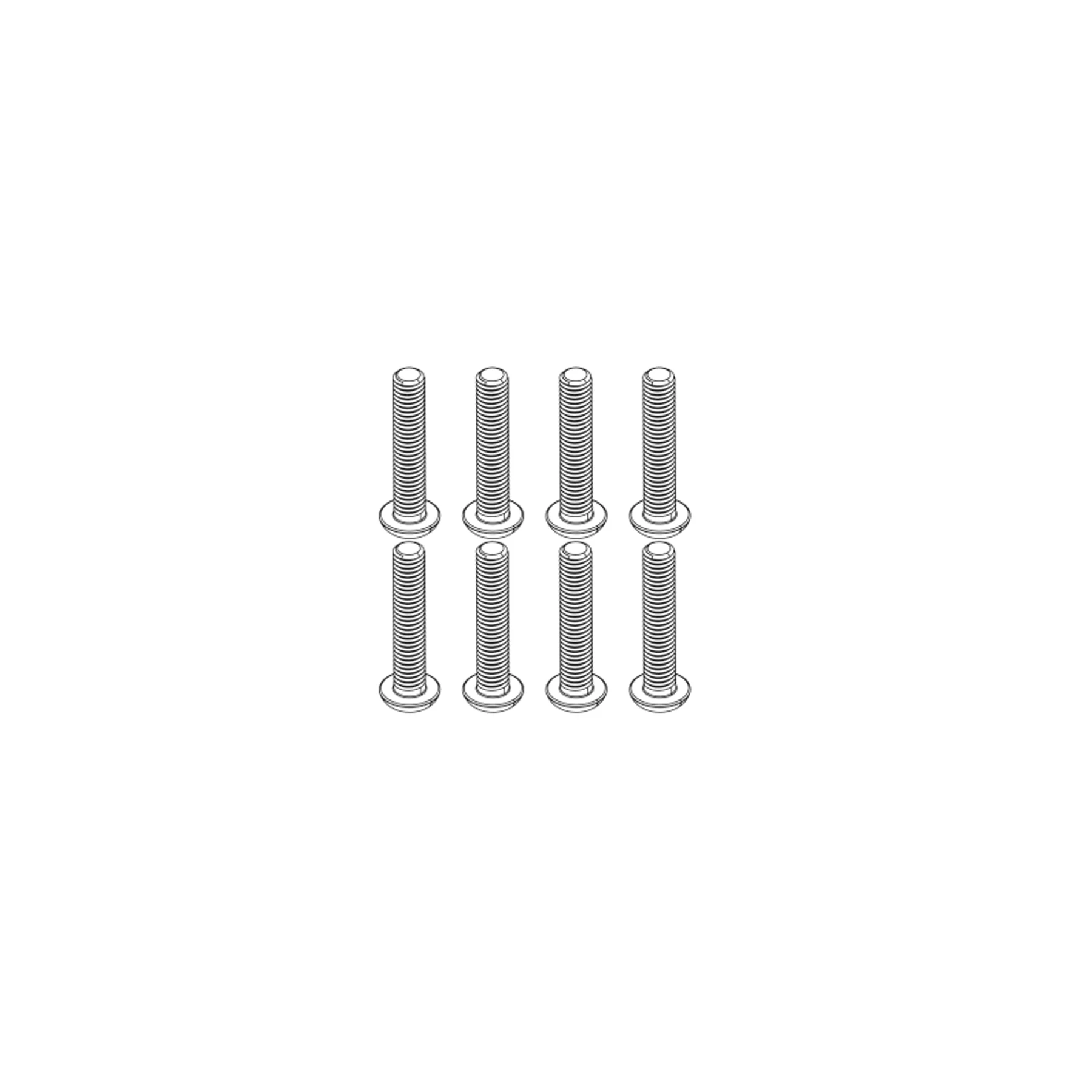 N518-M02176 M3-16Hexagon Socket Head