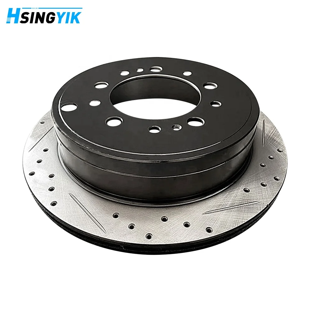 Hsingyik Rear Brake Disc Rotor for Toyota Land Cruiser Prado 100 Lexus GX400 GX460 LX450 LX470 LX570 LX600 42431-60290 345X18MM
