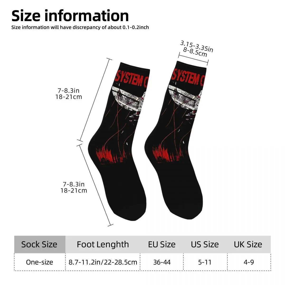 High elasticity polyester fiber 3D printing cosy Unisex Hiking System Of Down Interesting Four Seasons Socks