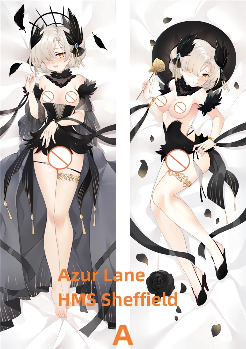 Dakimakura Anime Pillow Case Azur Lane Shinano Double-sided Print Of Life-size Body Pillowcase Gifts Can be Customized