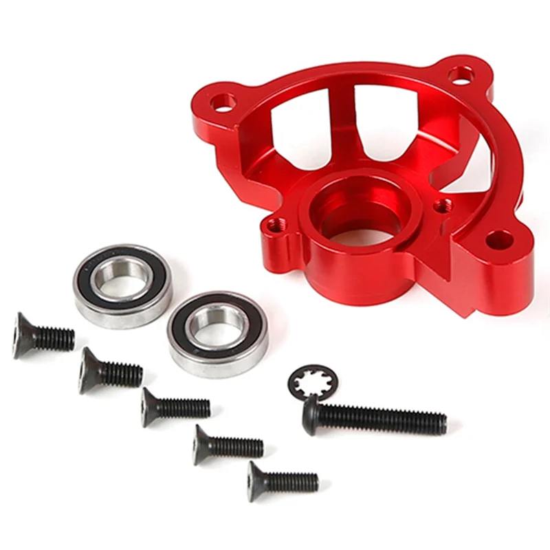 CNC Metal Clutch Tripod Metal Clutch Bell Mount for Rc Car 1/5 HPI ROFUN BAHA KM Rovan Baja 5B 5T 5Sc Toys Parts,Red