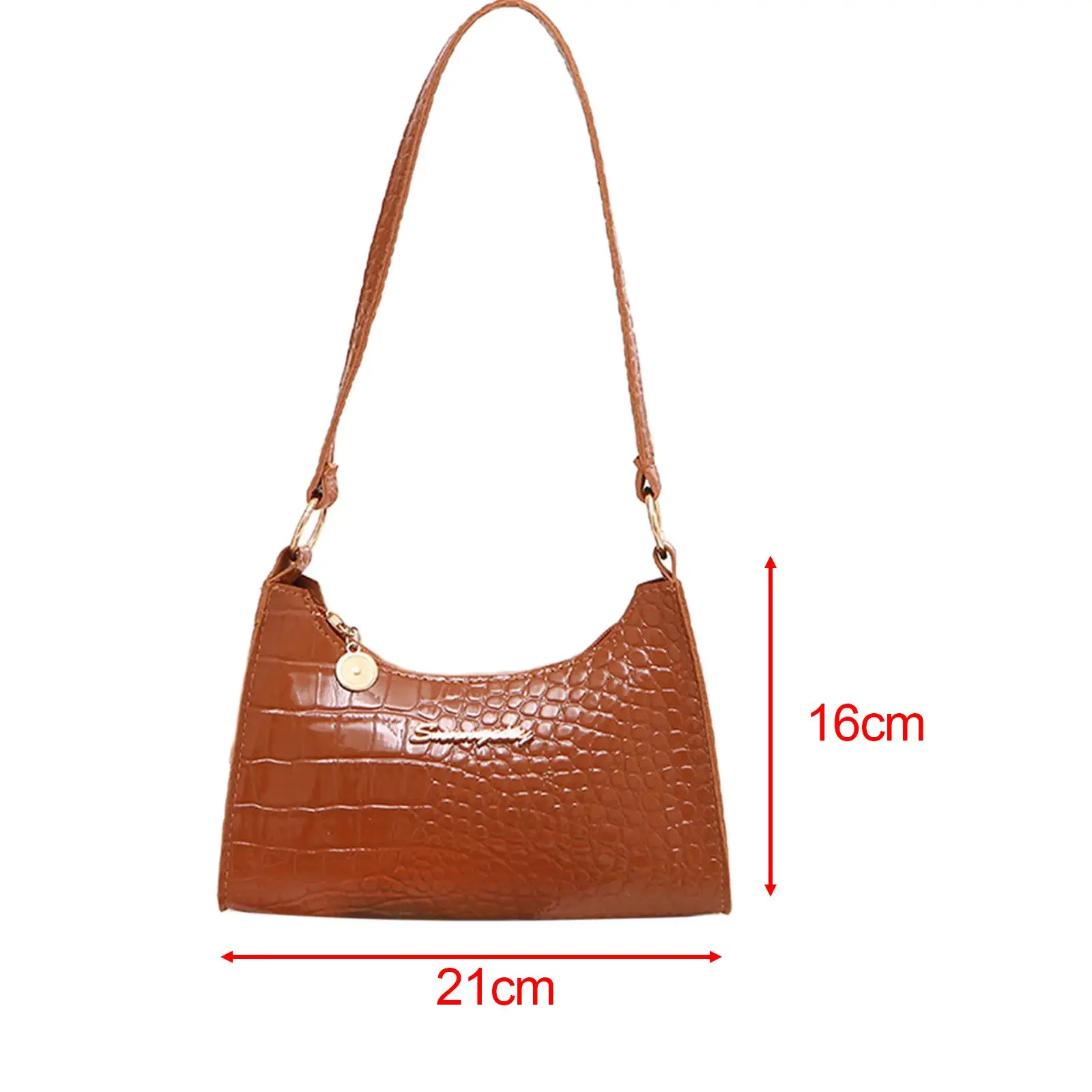 Women Shoulder Bag Underarm Bag Fashion PU Travel Shoulder Bag Stylish Travel Tote Bag Female Handbag for Party Street Summer image 6