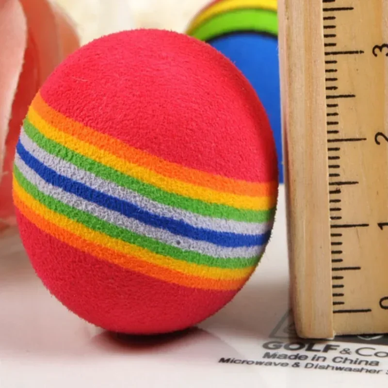 

Sponge Foam Golf Ball 20pcs 35mm EVA Foam Indoor Practice Golf Soft Rainbow Balls Golf Swing Training Balls