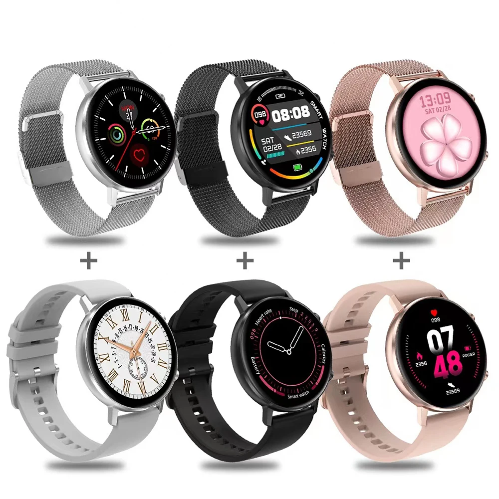 360*360 relógio inteligente mulher dt96 smartwatch multi-sports fitness rastreador monitor de freqüência cardíaca pressão arterial oxigênio para apple telefone
