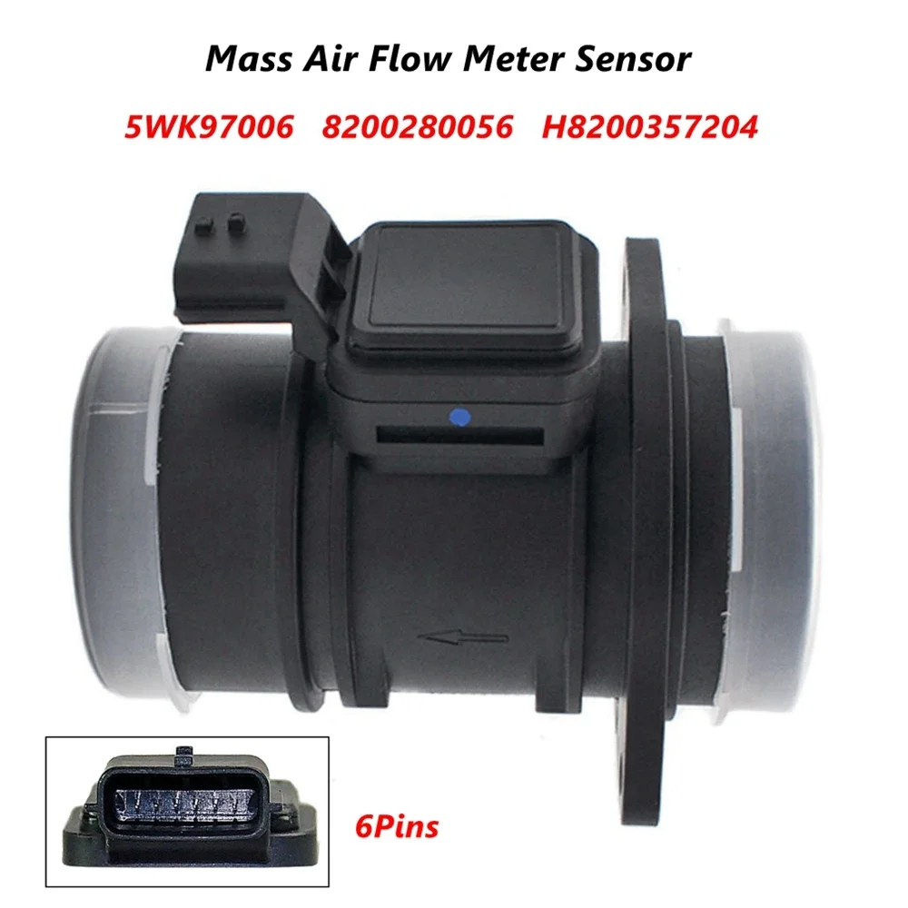 Sensor medidor de flujo de aire masivo 5WK97006 MAF para Dacia Logan Duster Renault Logan Twingo Clio 1,5 dCi 5WK97006Z 8200280056
