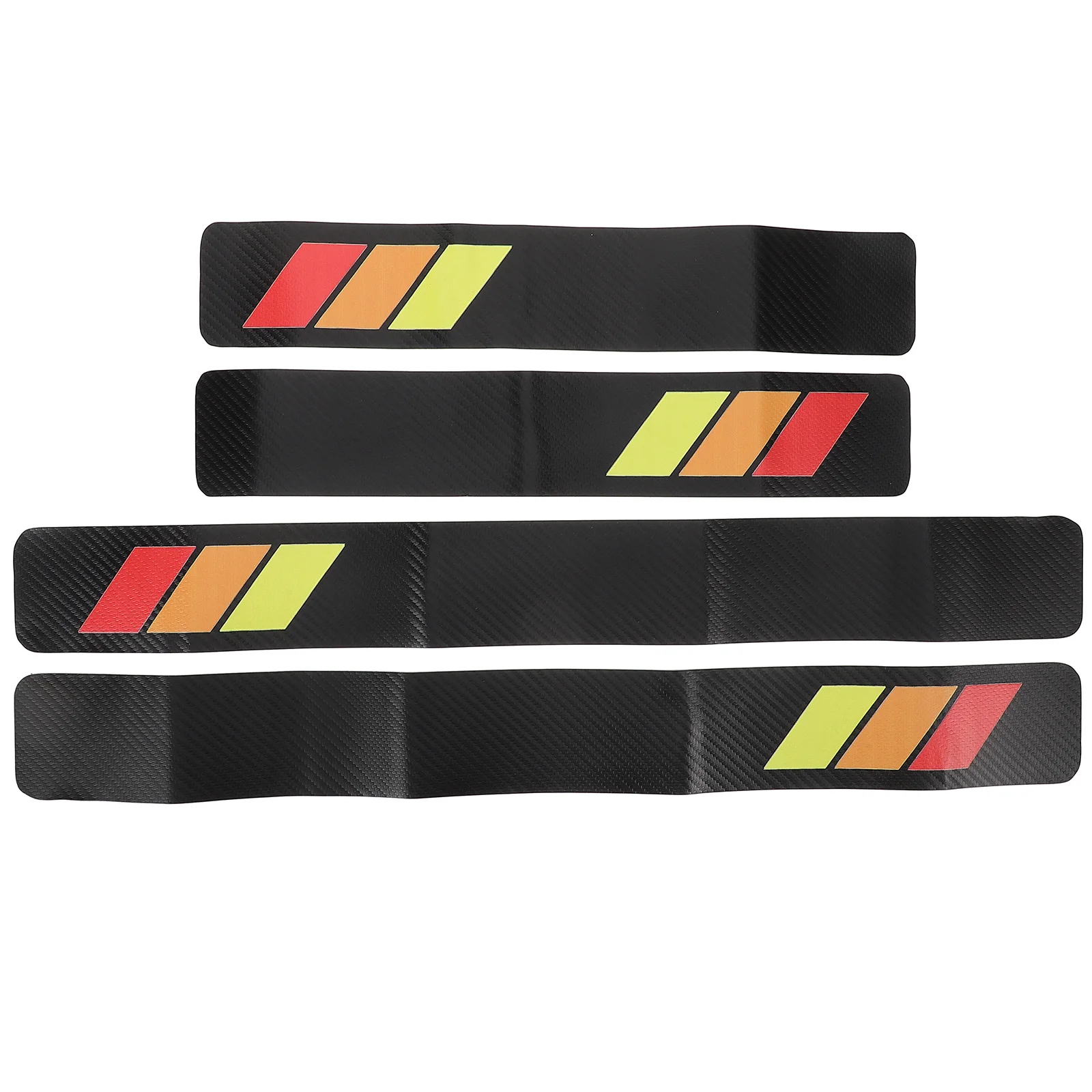 

4Pcs Car Door Sill Protector Stylish Wear Resistant for Vehicle Edge Protection Auto Door Trim Accessories