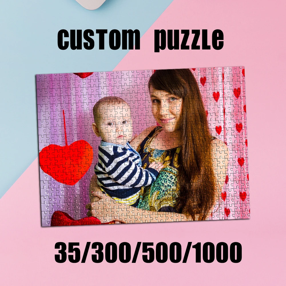Home Decor Pt - 35/300/500/1000pcs 개인화 된 사용자 정의 사진