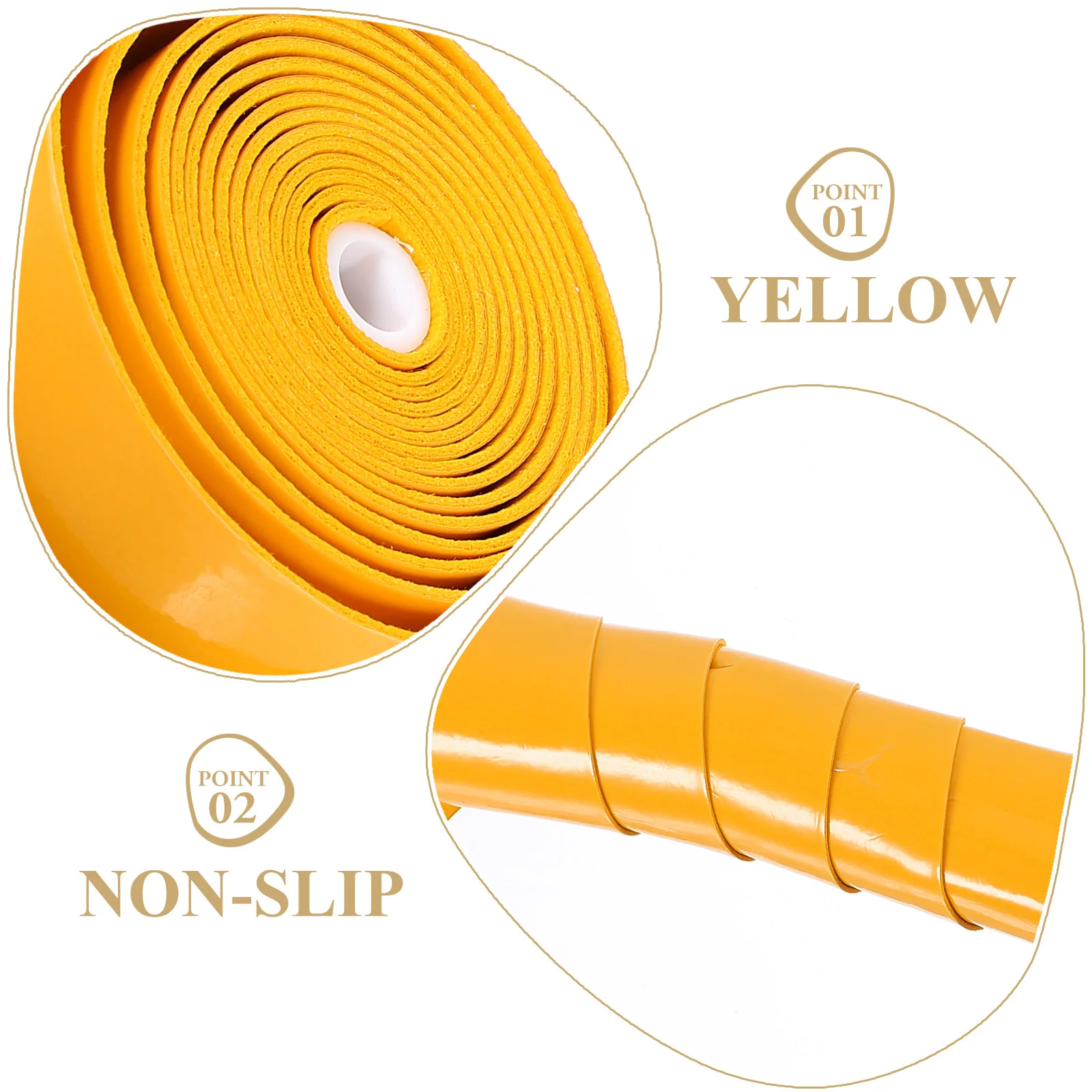 

10Pcs Sweat-Absorbent Tennis Racket Grip Tape Non-Slip PU Handle Wrap Anti-Slipping Band Sports Racket Sweatband Badminton Grip