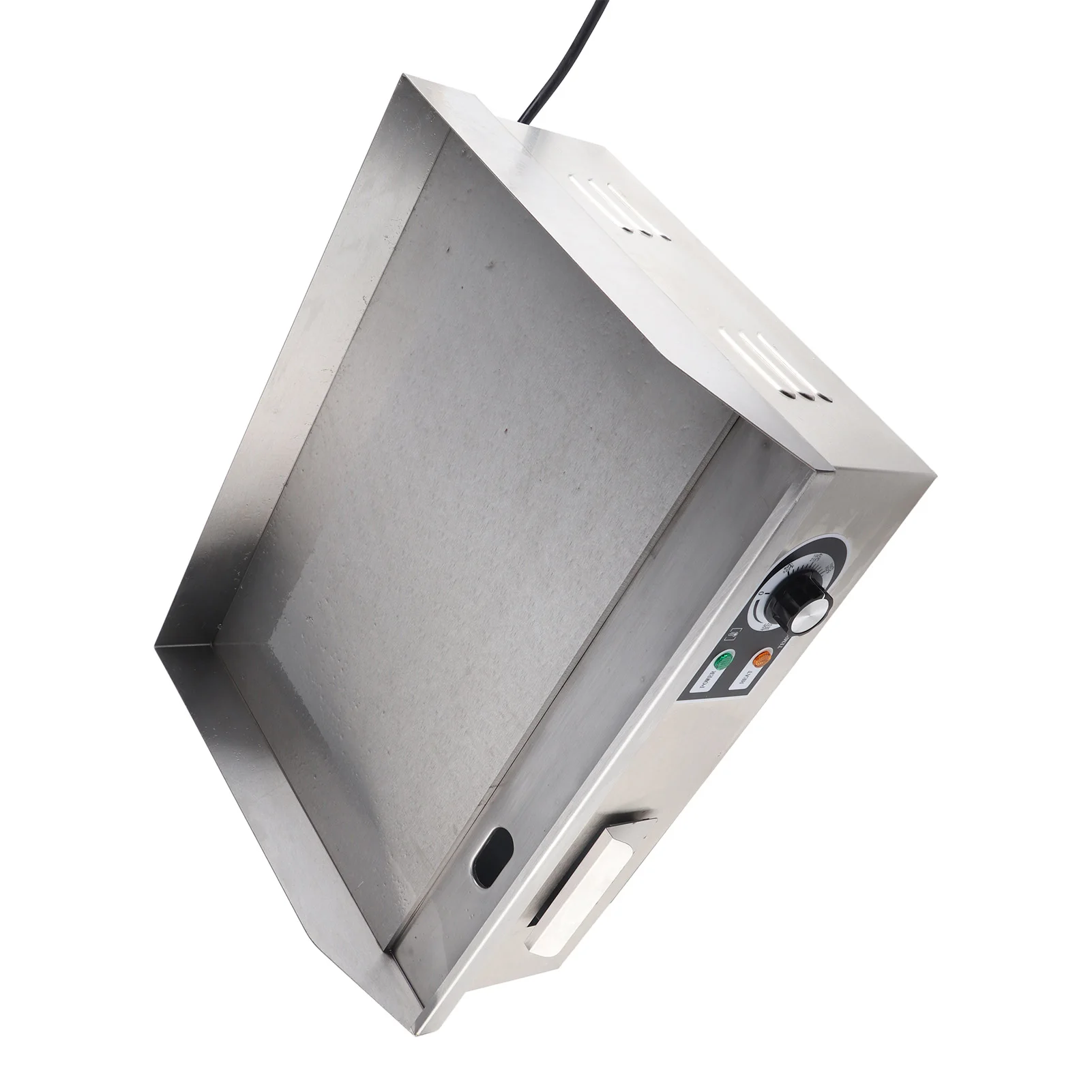 Electric Stainless Steel Griddle Commercial Griddle Electric Countertop Griddle Fast Heating Temperature Adjustable 2000W