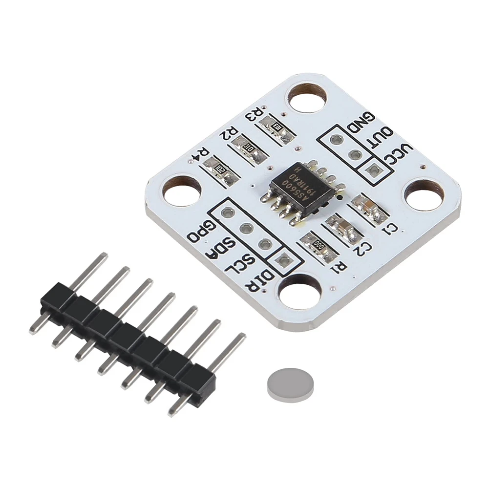 A14M AS5600 Magnetic Encoder 3.3V 12bit High Magnetic Induction Angle Measurement Sensor Module 10Set