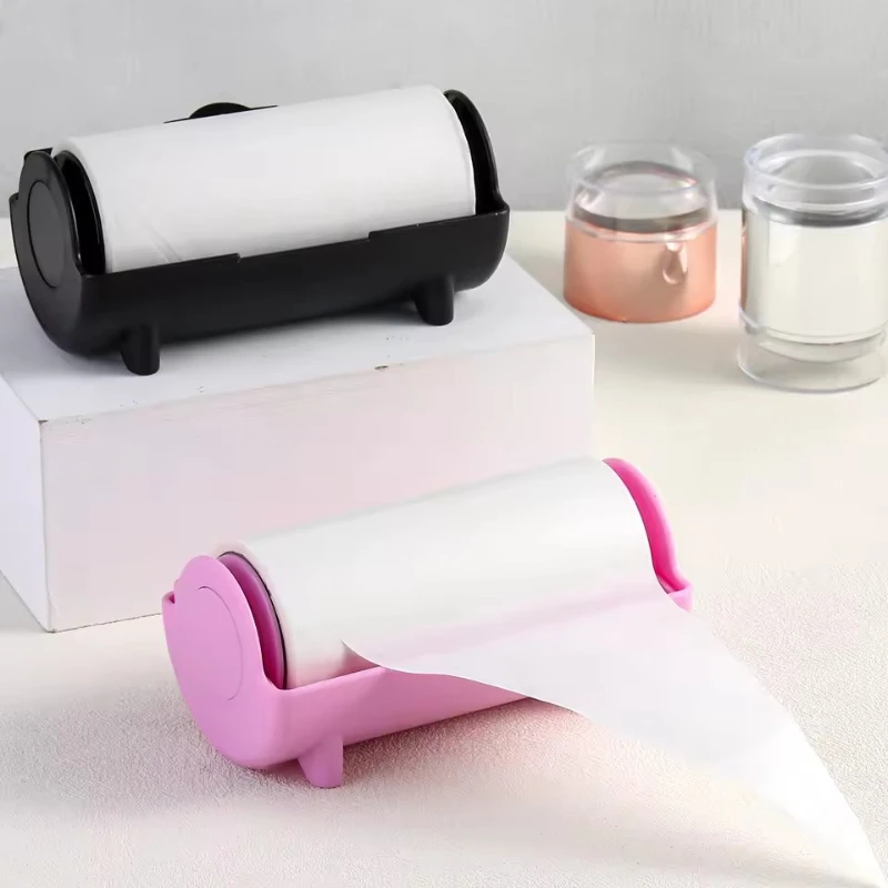 60Pcs/Roll Seal Stamp Polish Paint Remove Accessory  Sticker Cleaner Nail Art Manicure Tool
