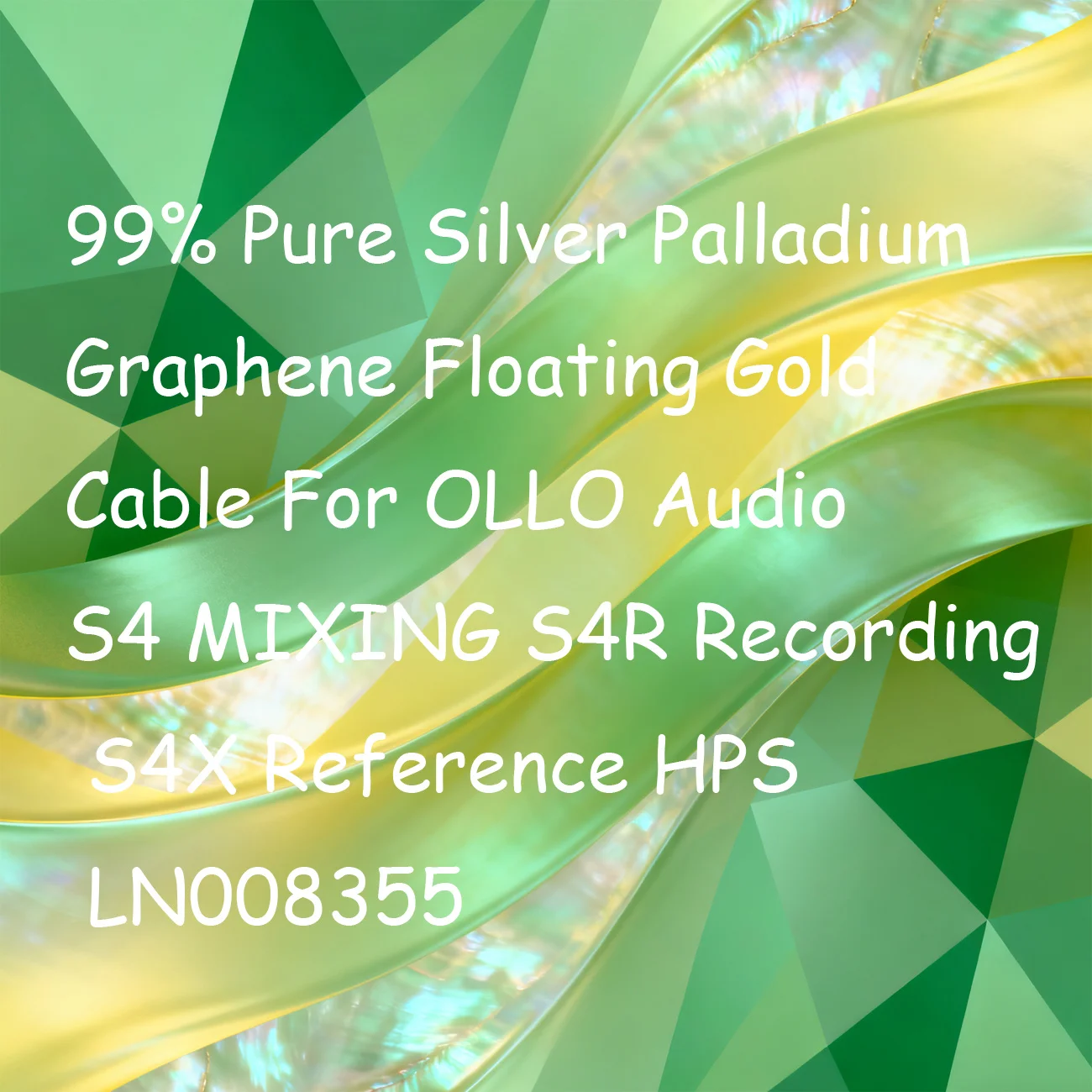 99% Pure Silver Palladium Graphene Floating Gold Cable For OLLO Audio S4 MIXING S4R Recording S4X Reference HPS  LN008355