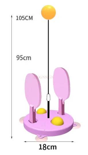 Kinder-Tischtennistrainer zur Myopieprävention für den Innenbereich, Einzel- und Doppelspiel-Selbsttrainingsgerät, Visietrainingstisch