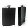 1Pc 8oz Portable Stainless Steel Hip Flask Flagon Whiskey Wine Pot Leather Cover Bottle  Funnel Travel Tour Drinkware Wine Cup 2